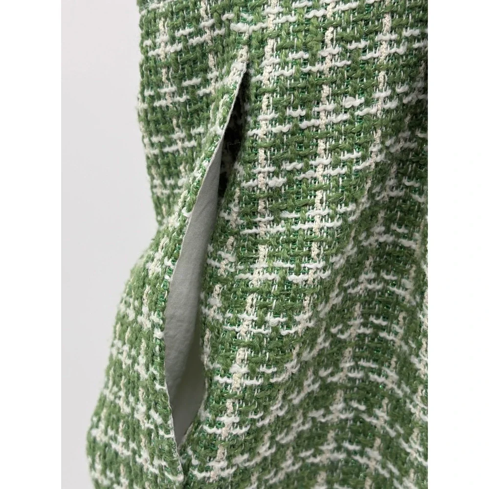 Green Checkered Women's Trousers - Picture 16 of 16